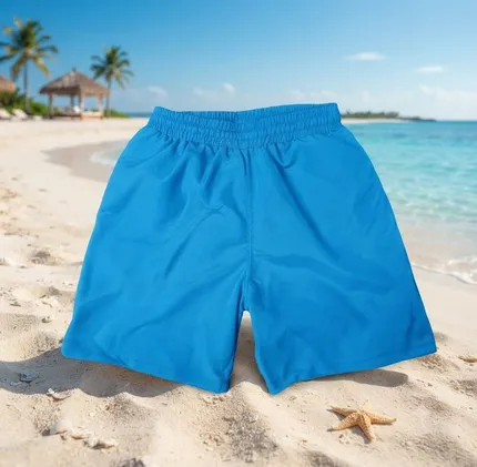 Short Juvenil con bolsillos trasero y delantero (Azul Puro)