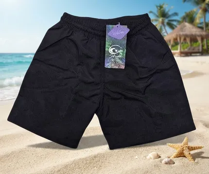Short Infantil/juvenil con bolsillo posterior (Negro)